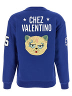 Blue Cotton Sweatshirt