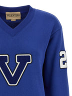 Blue Cotton Sweatshirt