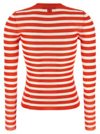 Orange Viscose Cardigan