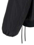 Black Polyester Bomber