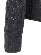 Gray Virgin Wool Cardigan