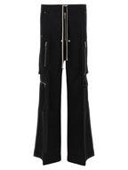 Black Wool Cargo Pants