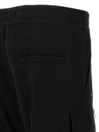 Black Wool Cargo Pants