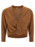 Brown Cashmere Cardigan