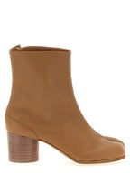 Brown Lambskin Ankle Boots