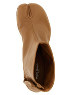 Brown Lambskin Ankle Boots