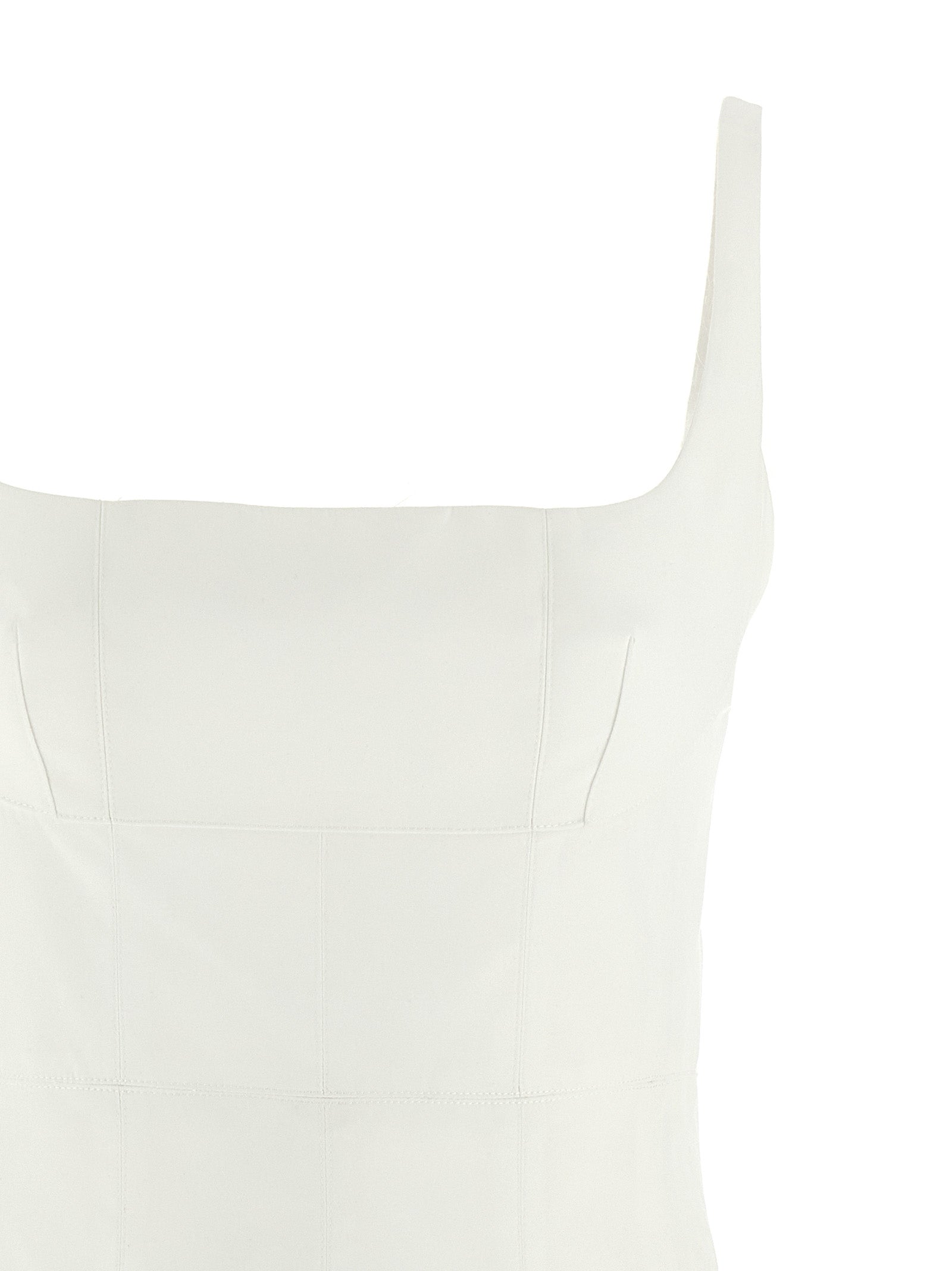 White Poplin Short Dress