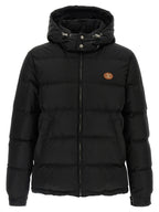 Black Polyamide Full-Length Jacket