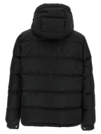 Black Polyamide Full-Length Jacket