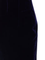 Blue Viscose Midi Dress