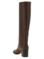 Brown Calfskin Over The Knee