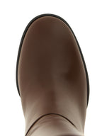 Brown Calfskin Over The Knee