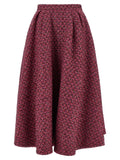 Multicolor Polyamide Midi Skirt