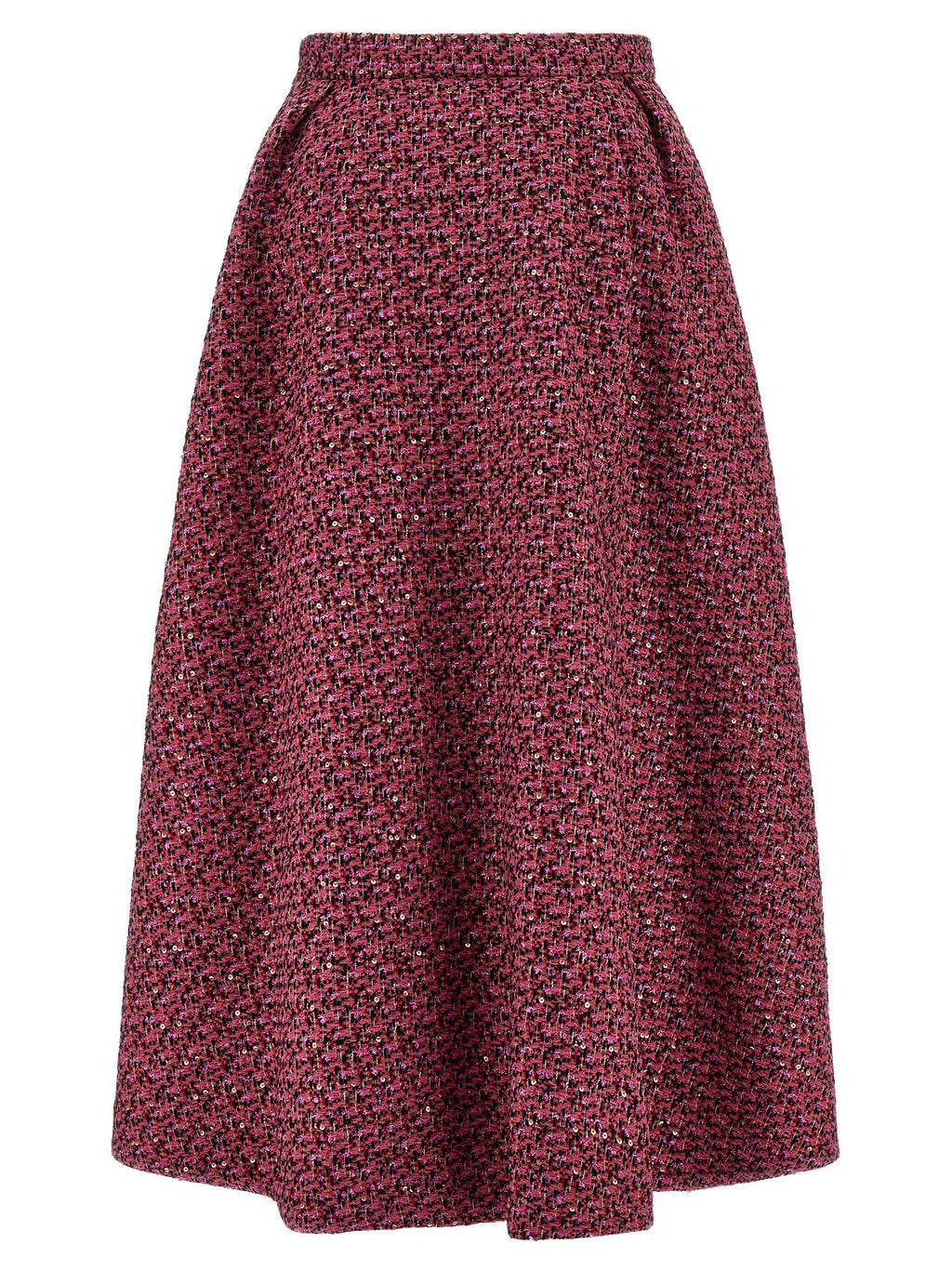 Multicolor Polyamide Midi Skirt