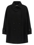Black Virgin Wool Coat