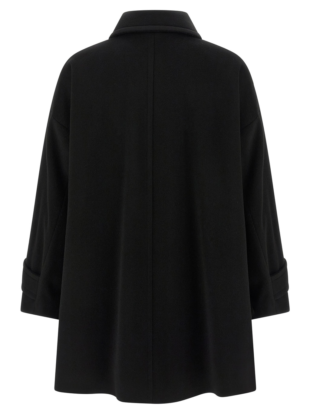 Black Virgin Wool Coat
