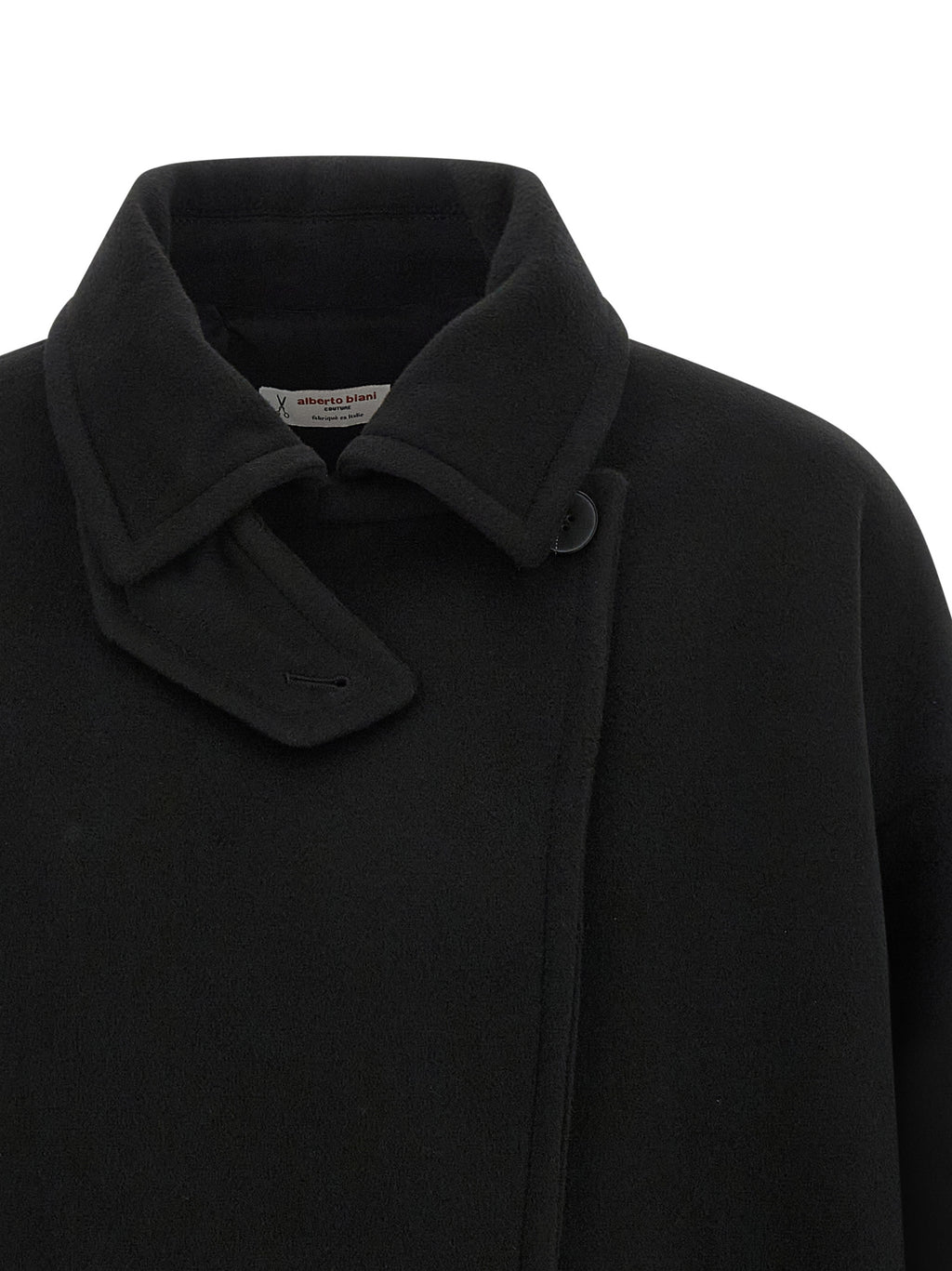 Black Virgin Wool Coat