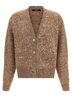 Beige Virgin Wool Cardigan