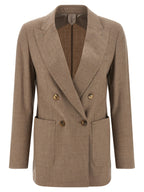 Beige Cashmere Blazer