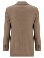 Beige Cashmere Blazer