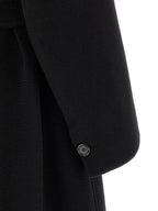 Black Virgin Wool Coat