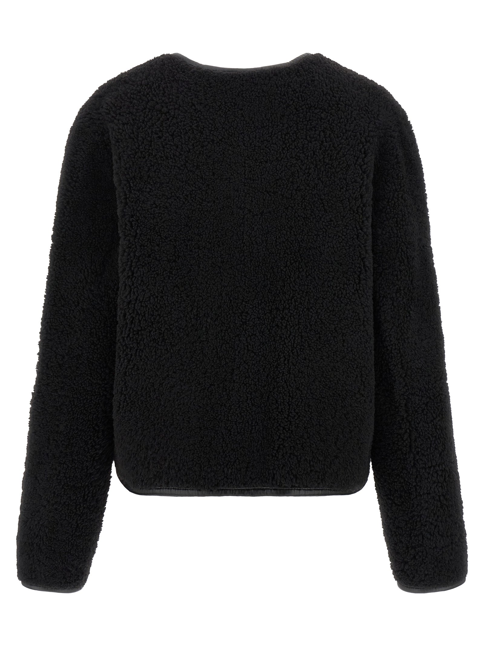 Black Lamb Leather Shell Jacket