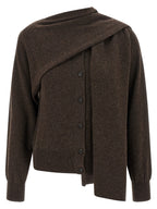Brown Cashmere Cardigan