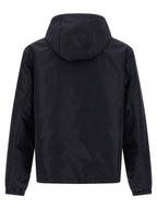 Blue Polyester Shell Jacket
