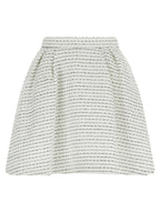 White Polyamide Long Skirt