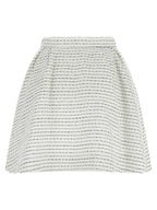 White Polyamide Long Skirt
