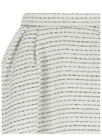 White Polyamide Long Skirt