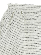 White Polyamide Long Skirt