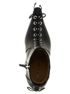 Black Calfskin Ankle Boots
