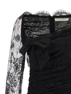 Black Organic Cotton Short Dress