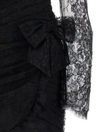 Black Organic Cotton Short Dress