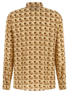 Beige Silk Blouse