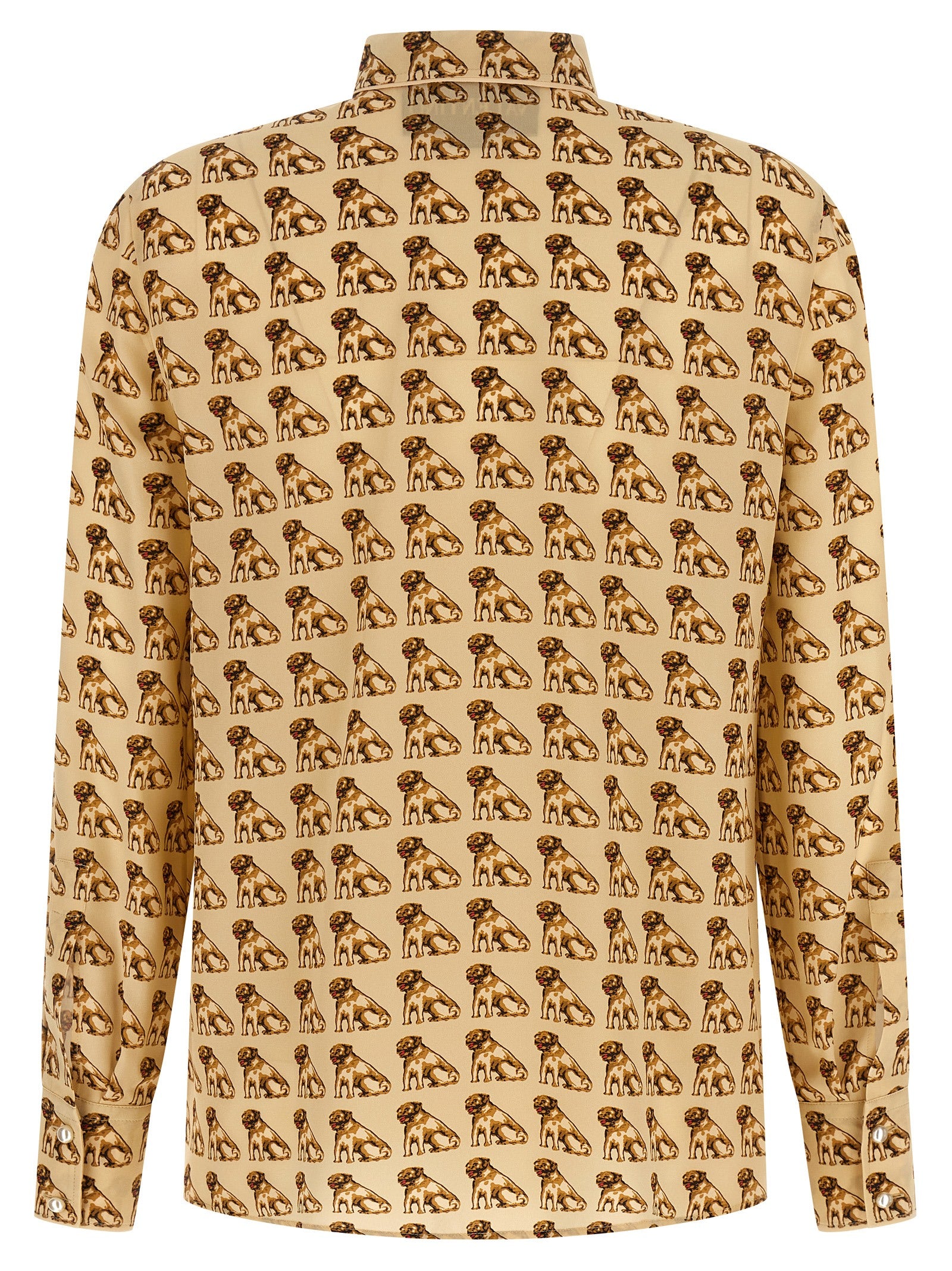 Beige Silk Blouse