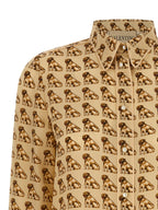 Beige Silk Blouse