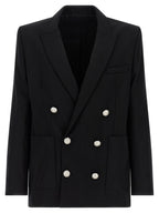 Black Virgin Wool Blazer