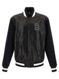 Bicolor Lamb Leather Leather Jacket