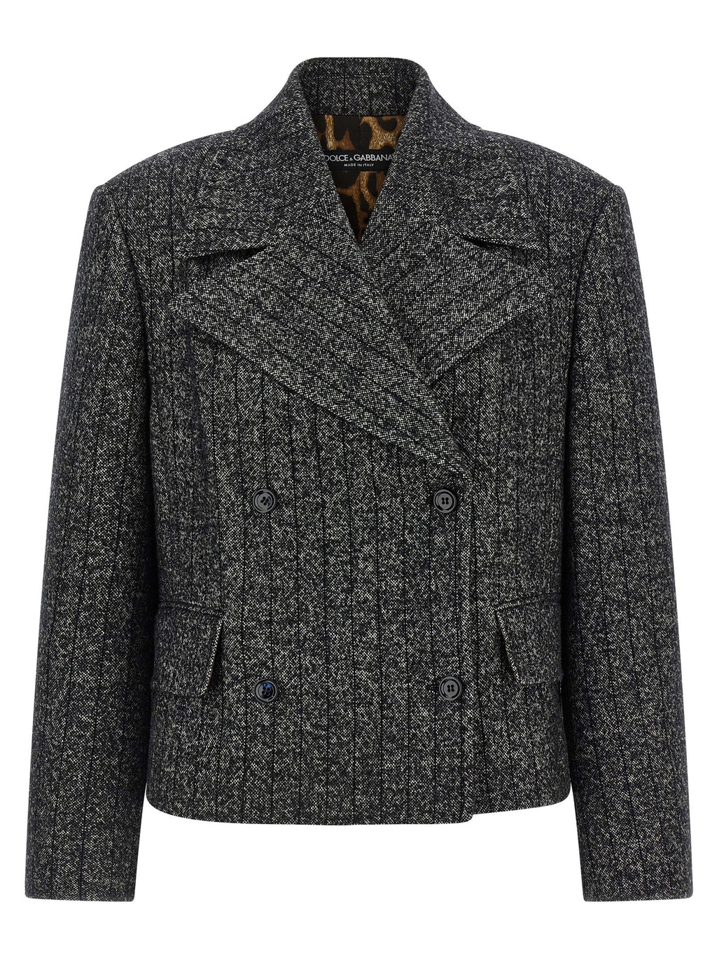 Bicolor Elastane Blazer