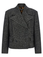 Bicolor Elastane Blazer