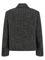 Bicolor Elastane Blazer