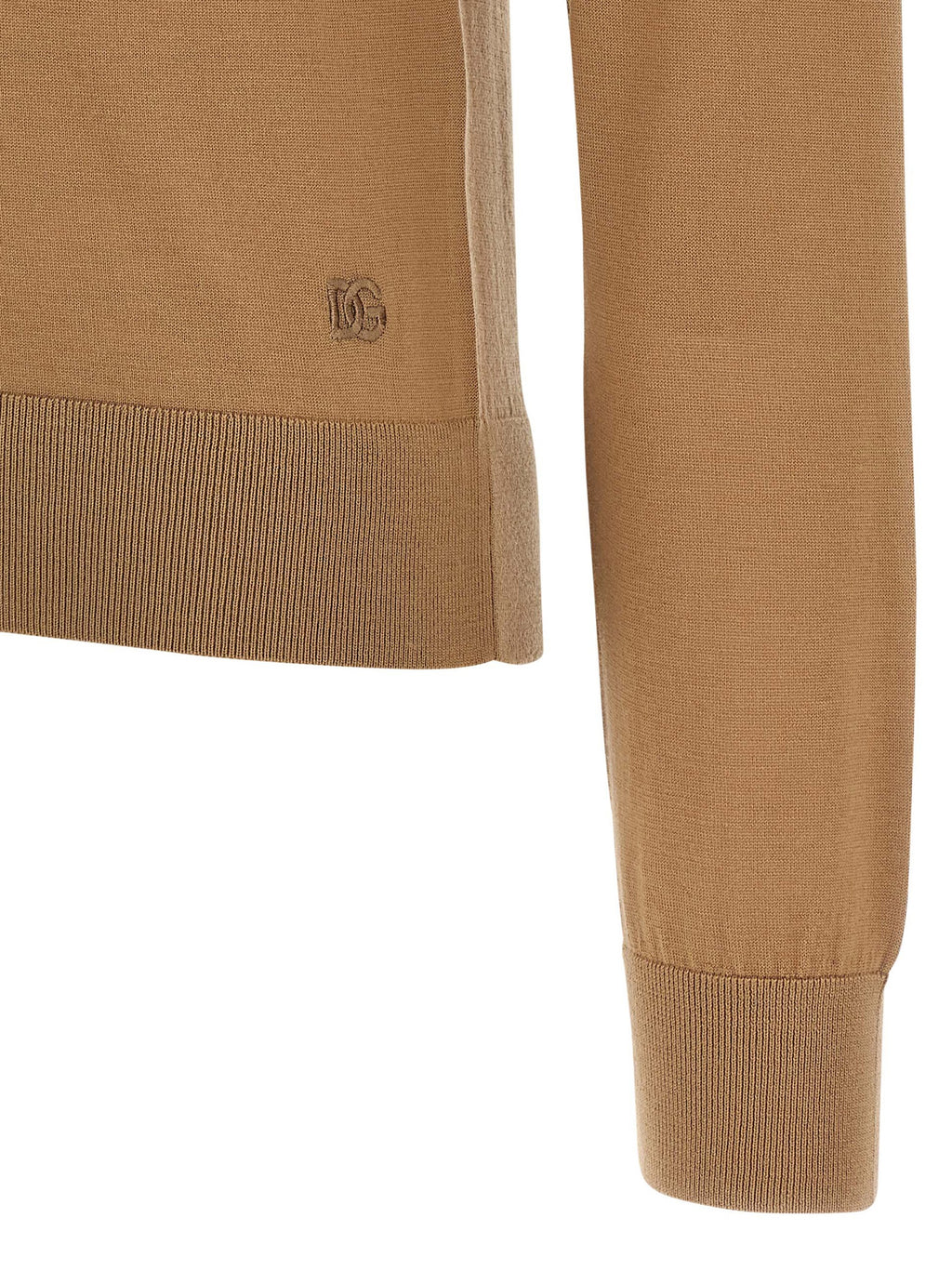 Beige Cashmere Cardigan