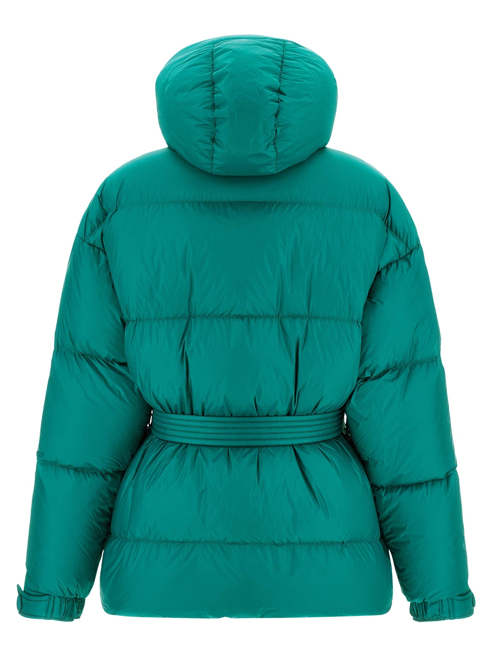 Bicolor Nylon Full-Length Jacket