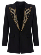 Black Viscose Blazer