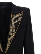 Black Viscose Blazer