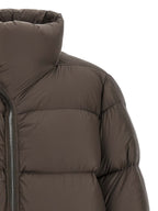 Brown Nylon Full-Length Jacket