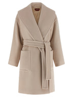 Beige Wool Coat