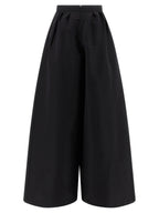 Black Silk Casual Pants